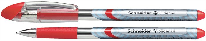 SCHNEIDER golyóstoll, 0,5 mm, kupakos, Slider Edge, M, piros
