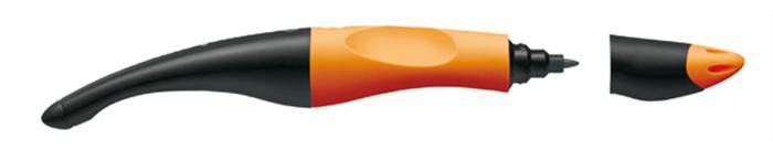 STABILO rollertoll, 0,3 mm, EasyOriginal, balkezes, narancs-antracit tolltest, kék