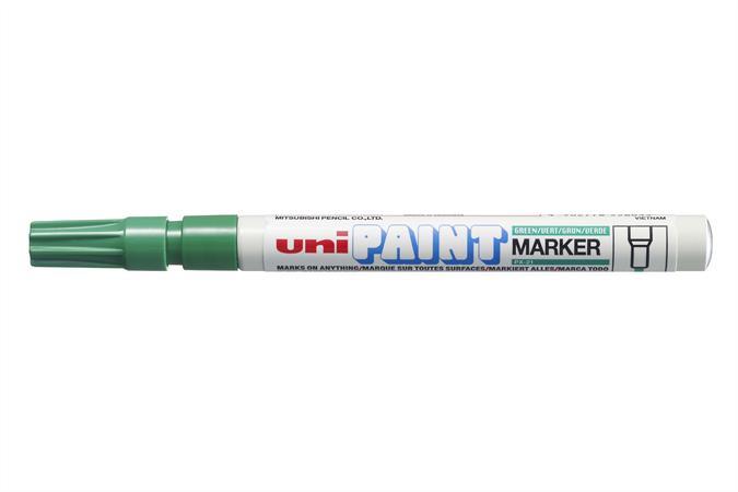 UNI lakkmarker, 0,8-1,2 mm, PX-21, zöld