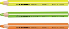 STABILO szövegkiemelő ceruza, 5,5 mm, Greenlighter, sárga