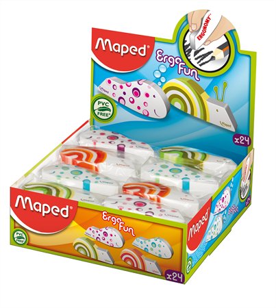 MAPED radír, Ergo Fun, display