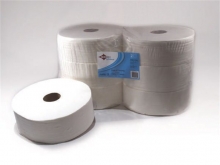 BOKK toalettpapír, 2 rétegű, 26 cm átmérő, nagytekercses, optimum, fehér