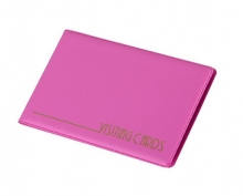 PANTA PLAST névjegytartó, 24 db-os, pasztell rózsaszín