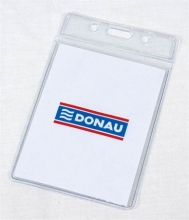 DONAU azonosítókártya tartó, hajlékony, függőleges, 59x92 mm