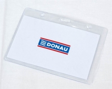 DONAU azonosítókártya tartó, hajlékony, vízszintes, 105x65 mm