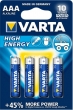 VARTA elem, LR03/AAA, alkáli, mikro ceruza, High Energy
