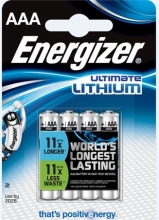 ENERGIZER elem, LR03/AAA, alkáli, mikro ceruza, Ultimate Lithium