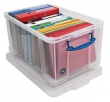 REALLY USEFUL BOX tárolódoboz, műanyag, 48 liter, függőmappák, iratrendezők tárolására