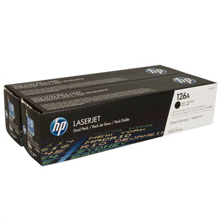 HP CE310AD lézertoner, ColorLaserJet Pro CP1025 nyomtatóhoz, 126A fekete, 2*1,2k
