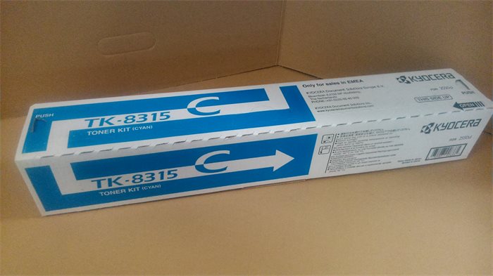 KYOCERA TK8315C lézertoner, TASKalfa 2550ci nyomtatóhoz, kék, 6k