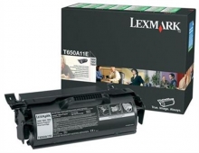 LEXMARK 650A11E lézertoner, T650, 652, 654 nyomtatókhoz, fekete, 7k (return)