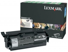 LEXMARK 650H11E lézertoner, T650, 652, 654 nyomtatókhoz, fekete, 25k (return)