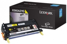 LEXMARK 560A2YG lézertoner, X560n nyomtatóhoz, sárga, 4k