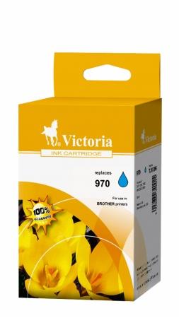 VICTORIA LC970 tintapatron, DCP 135C, 150C, MFC235C, kék, 300 oldal