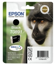 EPSON T08914011 tintapatron, Stylus S20, SX100, 105, fekete, 5,8ml