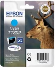 EPSON T13024010 tintapatron, Stylus 525WD, SX620FW, BX320FW, kék, 10,1ml