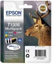 EPSON T13064010 tintapatron, multipack, Stylus 525WD, c+m+y, 30,3ml