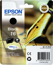 EPSON T16214010 tintapatron, Workforce WF2540WF, fekete, 5,4ml