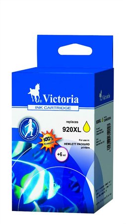 VICTORIA C2N92A tintapatron, 920XL, OfficeJet 6000, 6500, sárga, 12ml