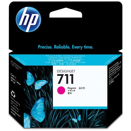 HP CZ131A tintapatron, DesignJet T120, T520, 711, vörös, 29 ml