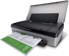 HP nyomtató, tintasugaras, hordozható, bluetooth, HP Officejet 100