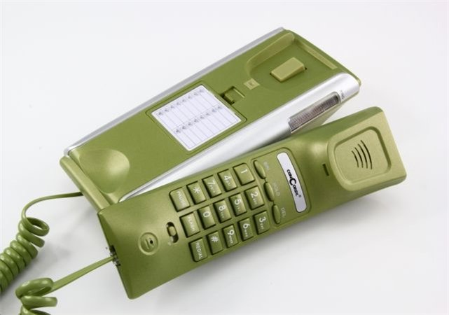 CONCORDE telefon, vezetékes, CONCORDE 550CID, zöld
