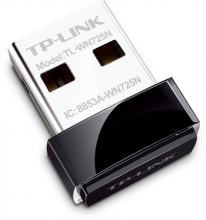TP-LINK USB adapter, mini, vezeték nélküli, 150 Mbps, TL-WN725N