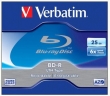 VERBATIM BD-R, Blu-Ray, 25 GB, 6x, LTH, normál tok