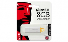 KINGSTON pendrive, 8 GB, USB 3.0, DTI G4, sárga