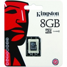 KINGSTON memóriakártya, Micro SDHC, 8 GB, Class 4