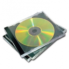 FELLOWES CD tok, 1 db-os, normál, fekete