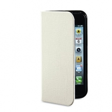 VERBATIM telefontok, iPhone 5 készülékhez, Folio Pocket, vanília fehér