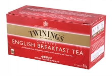 TWININGS tea, fekete, English Breakfast, 25x2 g
