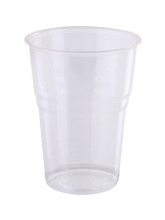 műanyag pohár, 2 dl, víztiszta