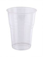 műanyag pohár, 5 dl, víztiszta