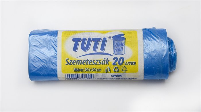 szemeteszsák, 20 l, 50x50 cm, Tuti