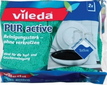 VILEDA mosogatószivacs, 2 db, Pure Active