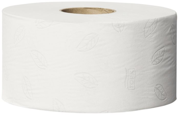 TORK toalettpapír, 2 rétegű, 19 cm átmérő, 120 m, T2 rendszer, Advanced mini jumbo, fehér