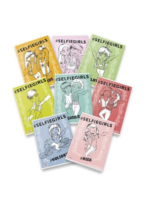 PIGNA füzet, tűzött, A4, vonalas, 38 lap, Selfiegirls