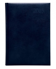 TOPTIMER naptár, tervező, B5, napi Traditional, kék