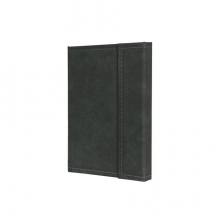 SIGEL jegyzetfüzet, exkluzív, A6, kockás, 194 oldal, mágneses záródás, Conceptum Vintage, sötét szürke