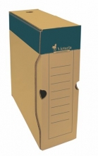VICTORIA archiváló doboz, A4, 100 mm, karton, natúr