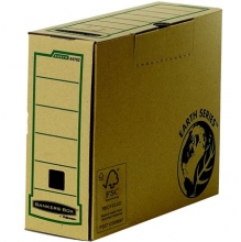 FELLOWES archiváló doboz, 100 mm, BANKERS BOX® EARTH SERIES