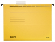 LEITZ függőmappa, karton, A4, Alpha Standard, sárga