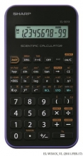 SHARP számológép, tudományos, 131 funkció EL-501XVL, lila