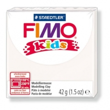 FIMO gyurma, 42 g, égethető Kids, fehér
