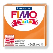 FIMO gyurma, 42 g, égethető Kids, narancssárga