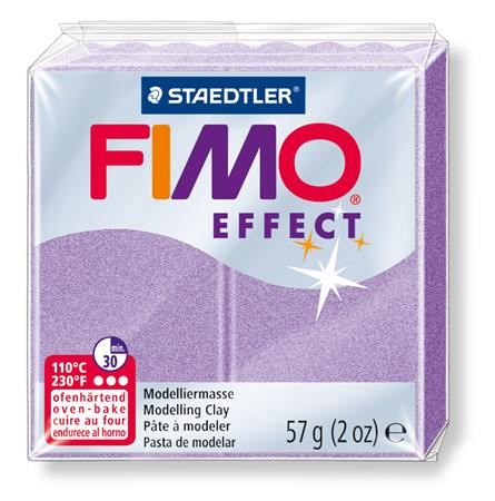 FIMO gyurma, 57 g, égethető Effect, lila gyöngyház