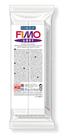 FIMO gyurma, 350 g, égethető Soft, fehér