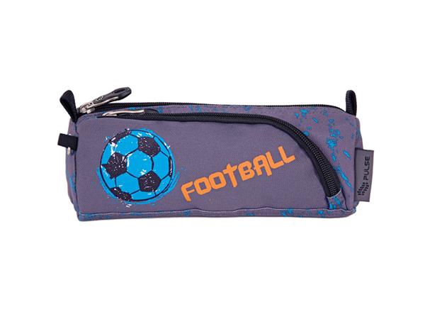 PULSE tolltartó, cipzáras Teens Gray Football, szürke